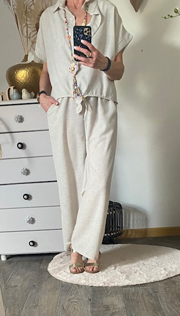 ENSEMBLE COSTA   ECRU   36/42 PETIT 44