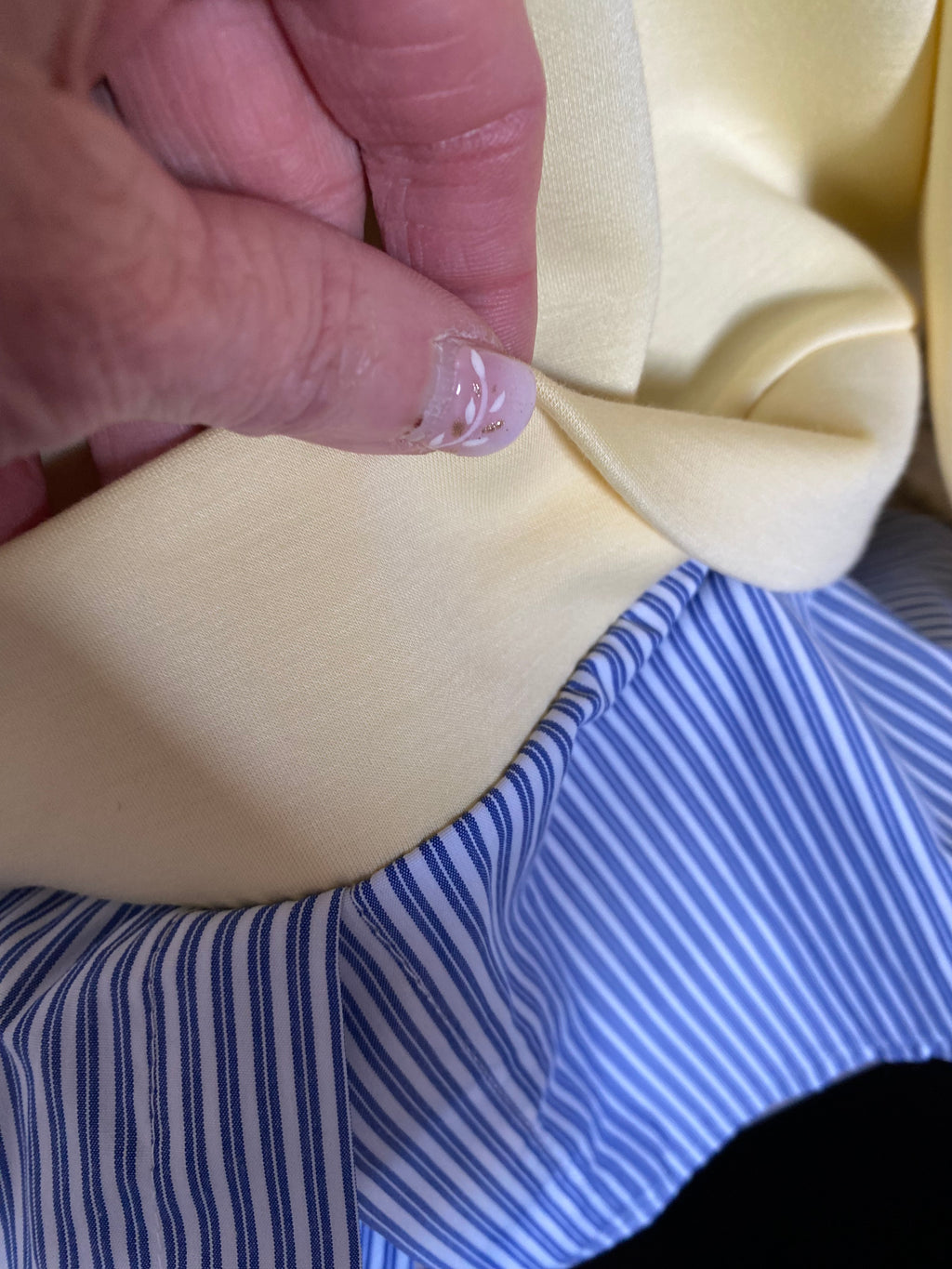 POLO ATELIER DE CORINNE JAUNE  TU 34/42