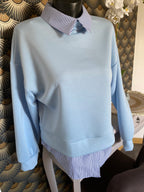 POLO ATELIER DE CORINNE BLEU TU 34/42