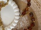 COLLIER RESINE ET ACIER INOXYDABLE COEUR
