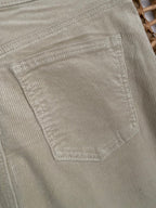 JUPE EN VELOUR COTELE ECRU 36/38 /40/42/44