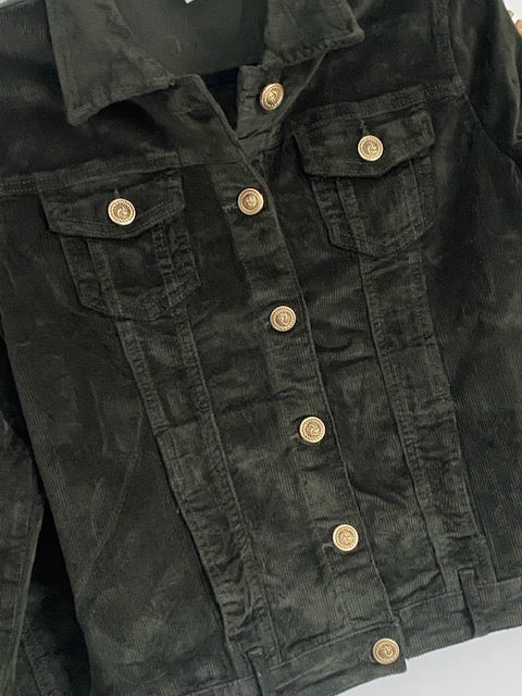 VESTE VELOUR COTELE KAKI  36/38/40/42/44