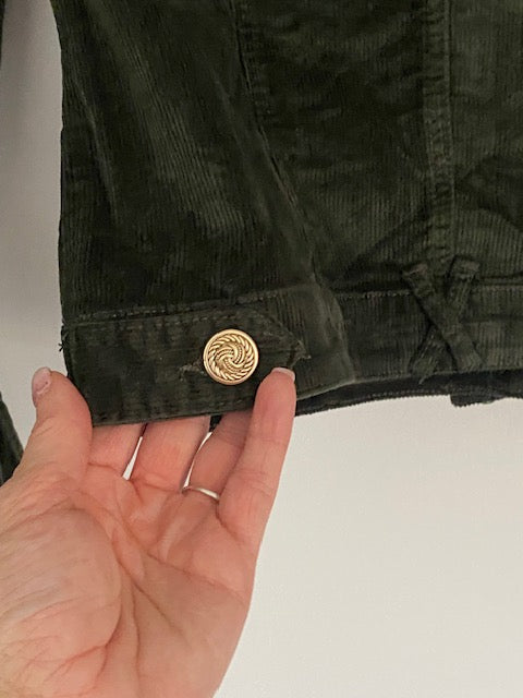 VESTE VELOUR COTELE KAKI  36/38/40/42/44