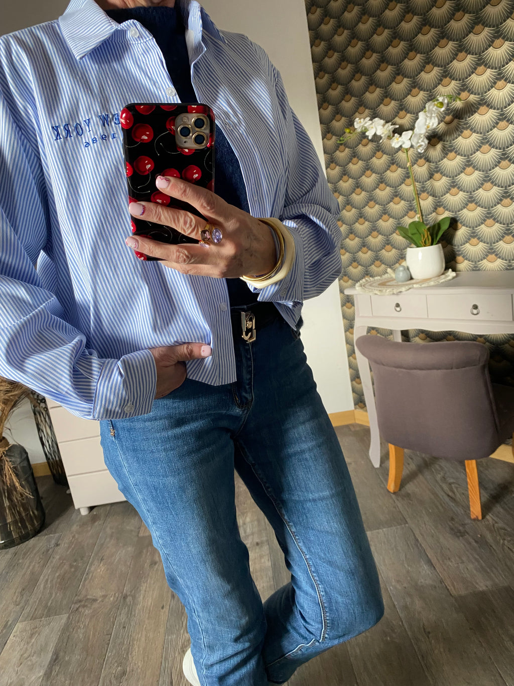 CHEMISE ZETA OTTO   NEW YORK TU 36/42  modèle 1 petites  rayures