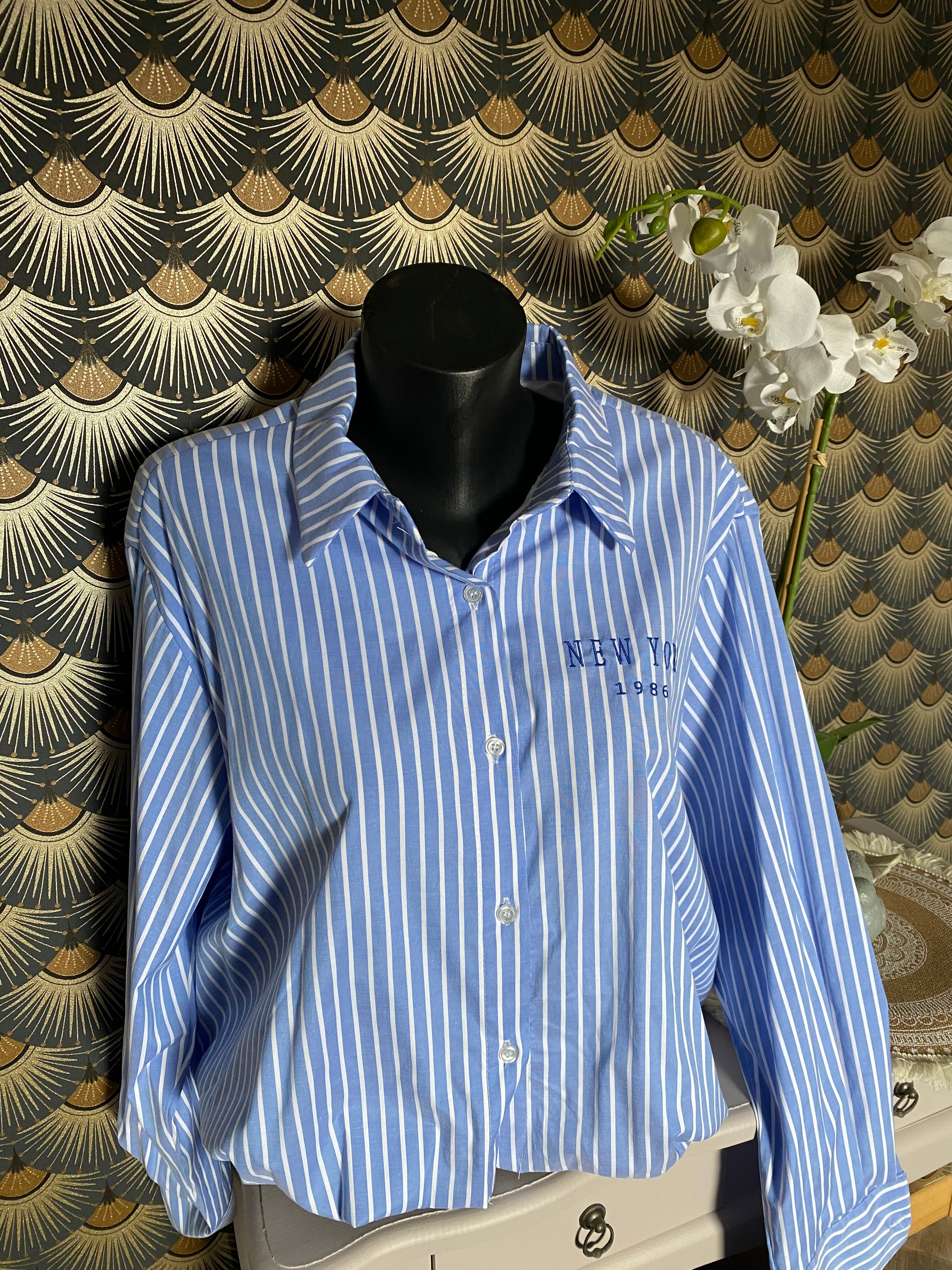 CHEMISE ZETA OTTO   NEW YORK TU 36/42  modèle 2 grosses rayures