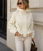 MANTEAU  EMMA  ECRU TAILLES : S/M/L
