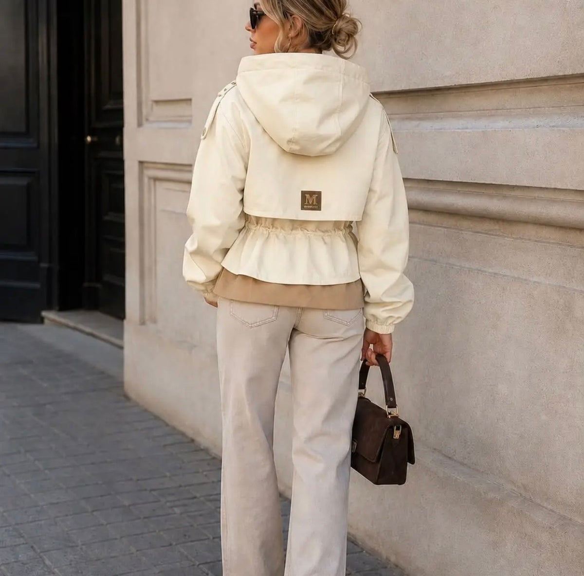 MANTEAU  EMMA  ECRU TAILLES : S/M/L