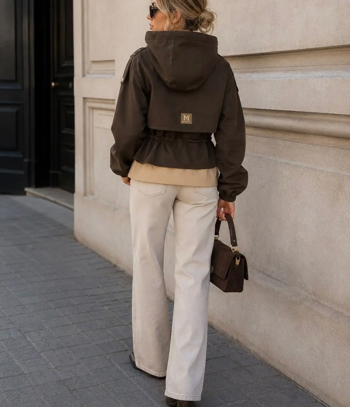 MANTEAU  EMMA  CHOCO  TAILLES : S/M/L