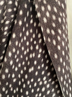VESTE MI LONGUE SUEDINE IMPRIME BICHE  CHOCO TU 36/44
