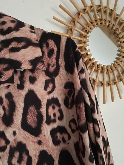 CHEMISE LEOPARD  36/42 petit 44
