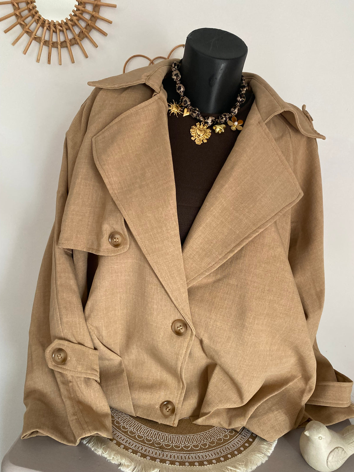 MANTEAUX LOVENA CAMEL   TU 36/46