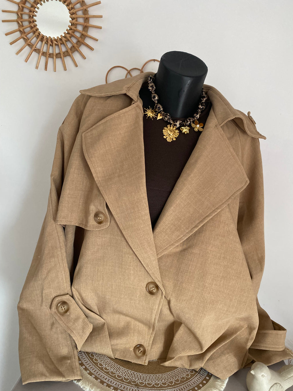 MANTEAUX LOVENA CAMEL   TU 36/46