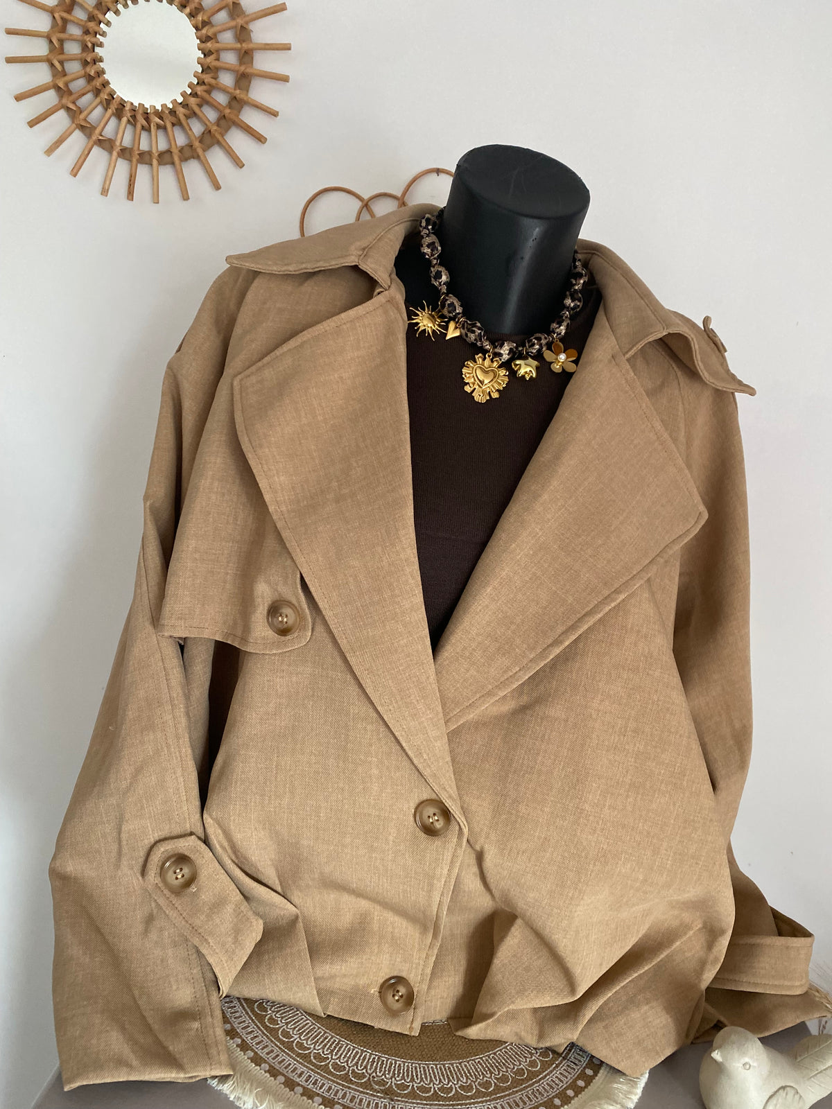 MANTEAUX LOVENA CAMEL   TU 36/46