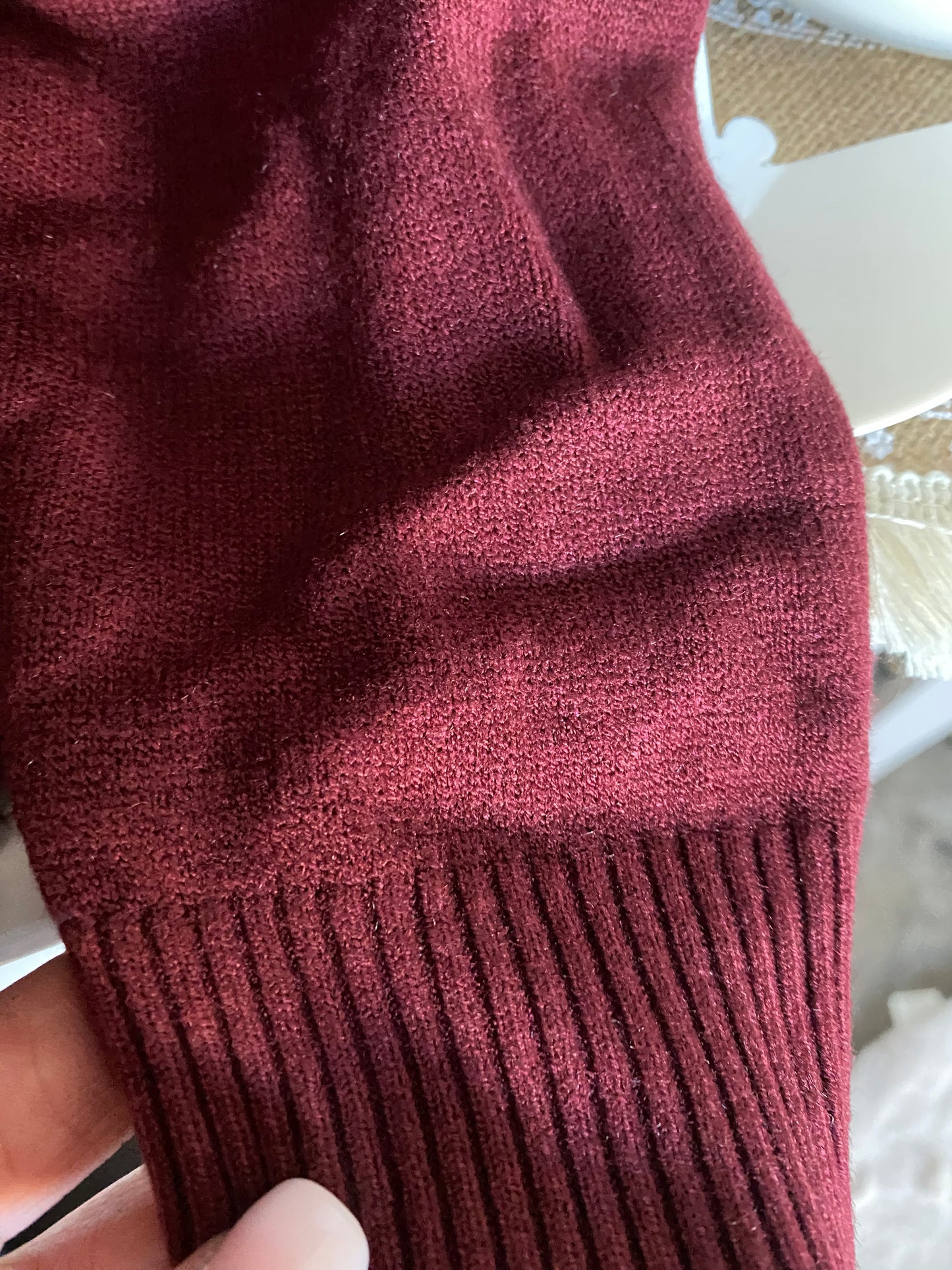 GILET ETOILE DE MER BORDEAUX  36/44