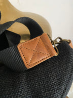 SAC BANANE NOIRE  GRAND MODELE