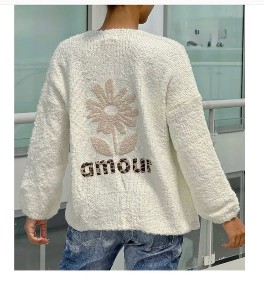 GILET AMOUR TU 36/44  ALPAGA