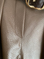 PANTALON SIMILI CUIR SEPT HUITIEME   CHOCO   TU 38/44
