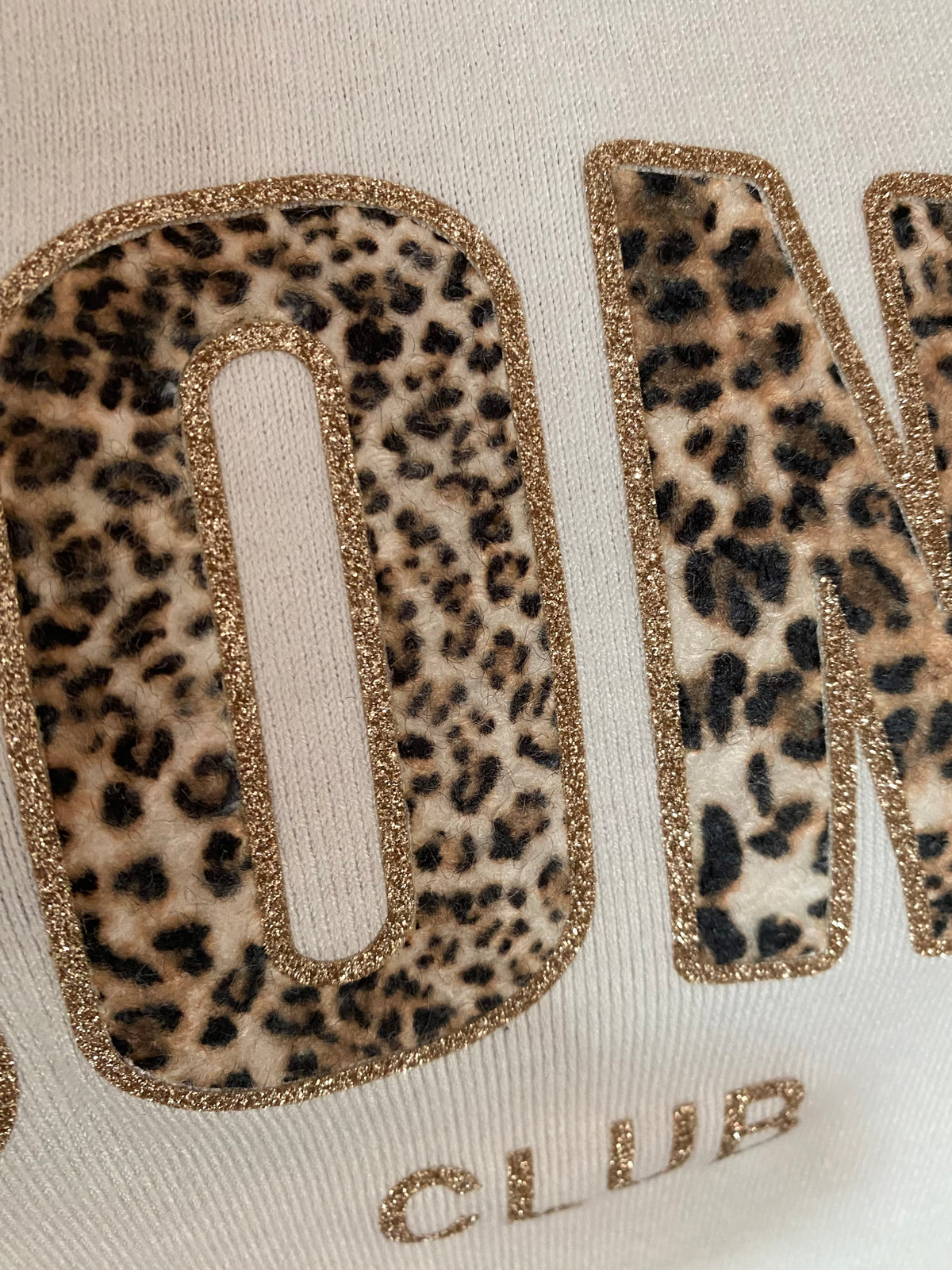 PULL FIN ICONIC LEOPARD  TU 34/42 PETIT 44 ECRU