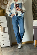 VESTE LOVENA JEAN ET DENTELLE TU 36/42