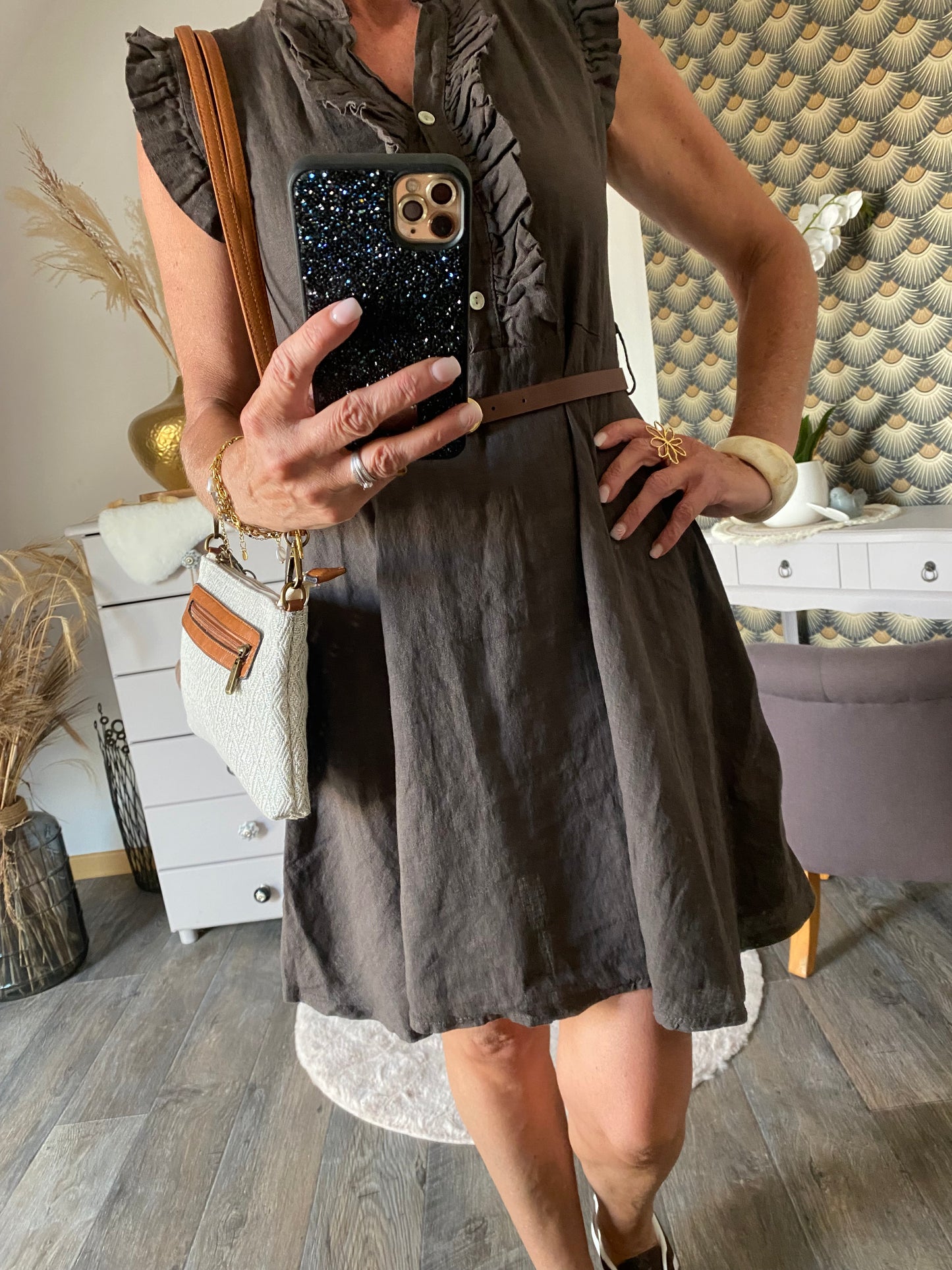 ROBE WENDY CHOCOLAT  34/40