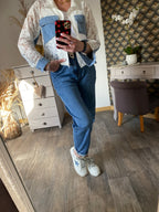 VESTE LOVENA JEAN ET DENTELLE TU 36/42
