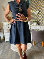 ROBE WENDY BLEUE MARINE 34/40