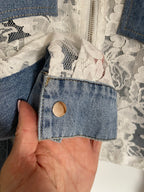 VESTE LOVENA JEAN ET DENTELLE TU 36/42