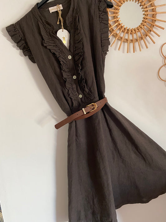 ROBE WENDY CHOCOLAT  34/40