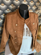 VESTE SUEDINE OFFICIER  TU 34/42 CAMEL