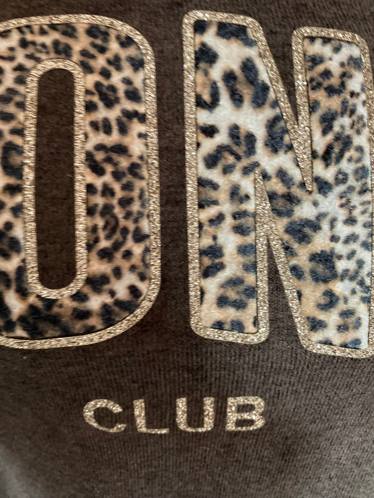 PULL FIN ICONIC LEOPARD  TU 34/42 PETIT 44 CHOCO