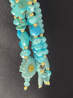 COLLIER SAUTOIR BOHEME PAPILLON BLEU