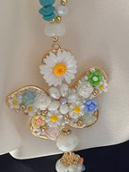 COLLIER SAUTOIR BOHEME PAPILLON BLANC