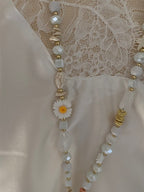 COLLIER SAUTOIR BOHEME PAPILLON BLANC