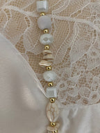 COLLIER SAUTOIR BOHEME PAPILLON BLANC