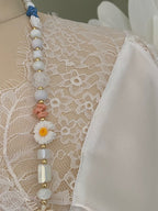 COLLIER SAUTOIR BOHEME PAPILLON BLANC