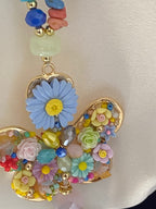COLLIER SAUTOIR BOHEME PAPILLON MULTI COLOR