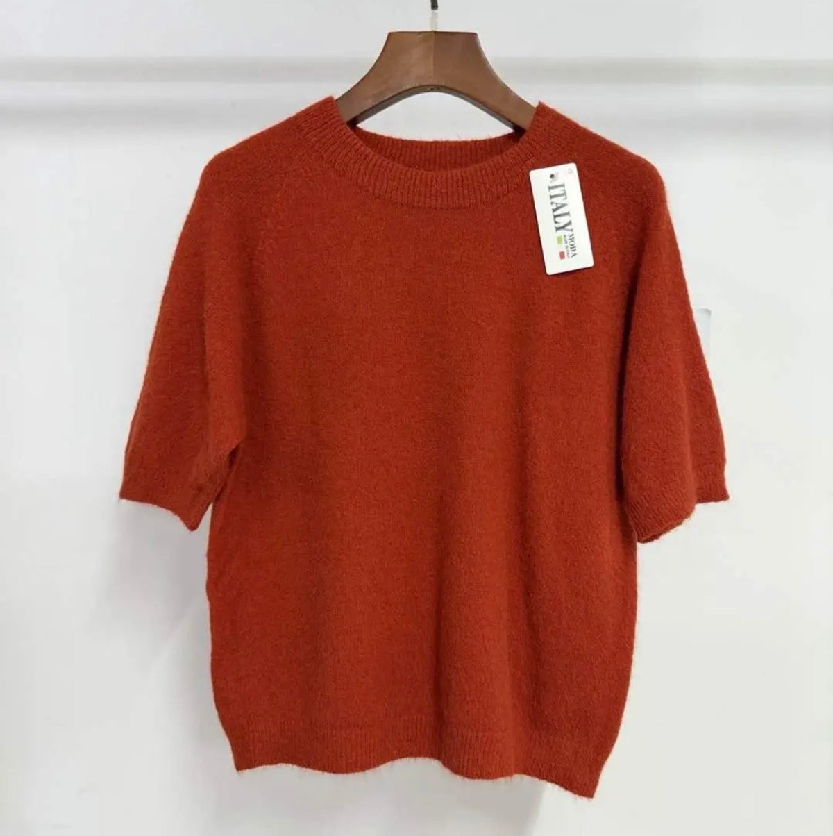 PULL CAMILLE 30% ALPAGA ROUILLE TU 36/42