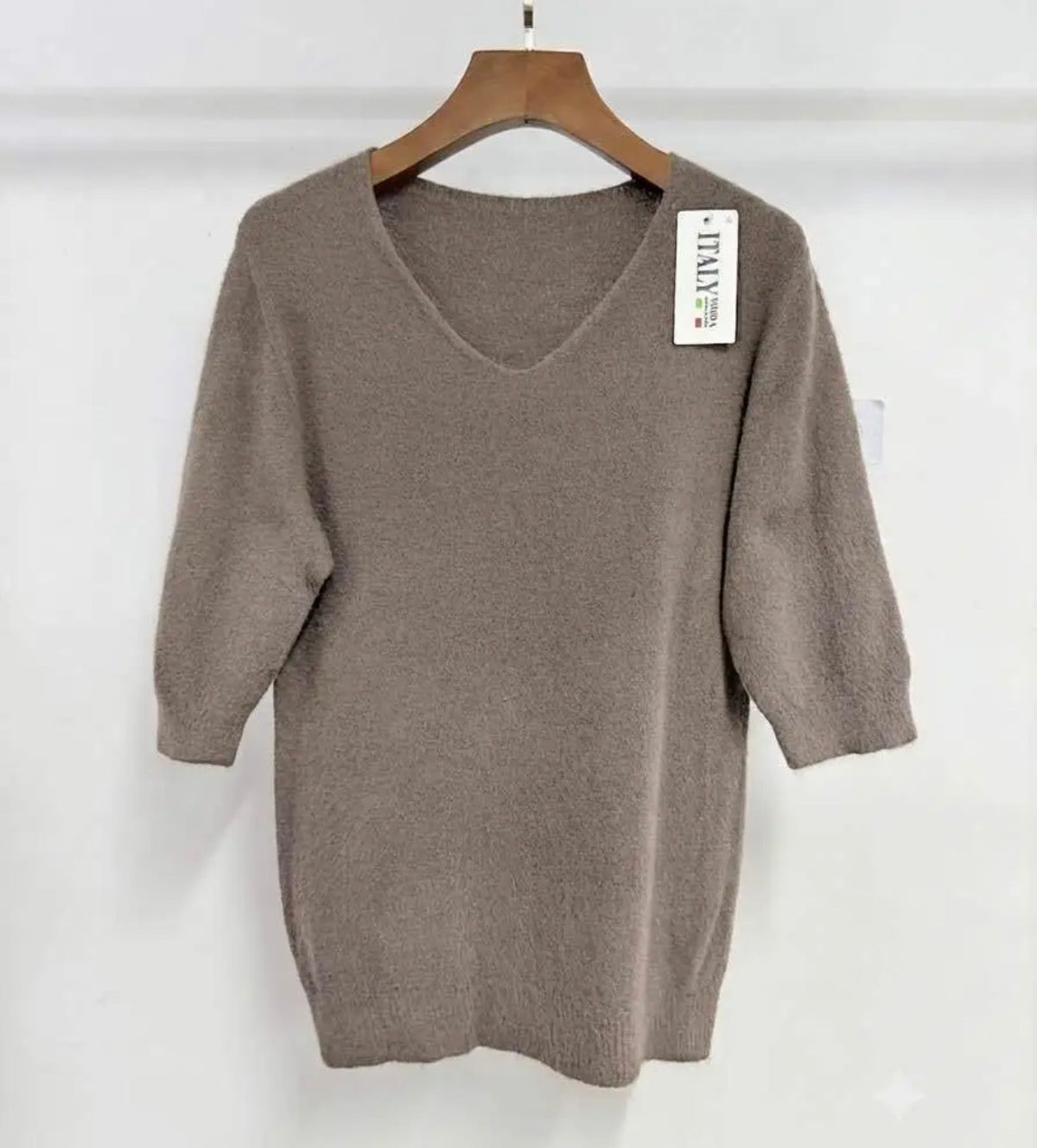 PULL RUDY 30% ALPAGA  TAUPE    TU 36/42 COL V