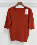 PULL RUDY 30% ALPAGA  ROUILLE   TU 36/42 COL V