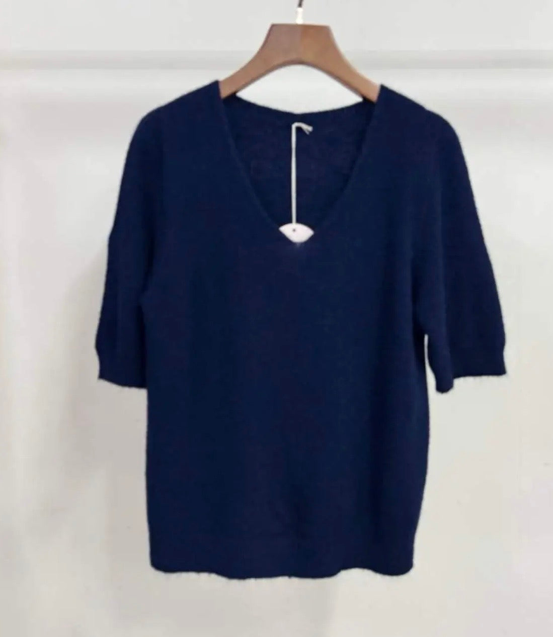 PULL RUDY 30% ALPAGA  BLEU MARINE    TU 36/42 COL V