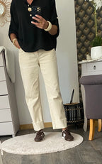 BLOUSE TENCEL ROSA TU 36/44 PETIT 46