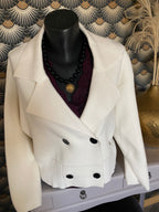 VESTE LAINAGE VALENTYNE ECRU  TU 36/42