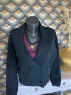 VESTE LAINAGE VALENTYNE NOIR  TU 36/42