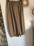 PANTALON A CARREAUX SEPT HUITIEME  TU 36/44