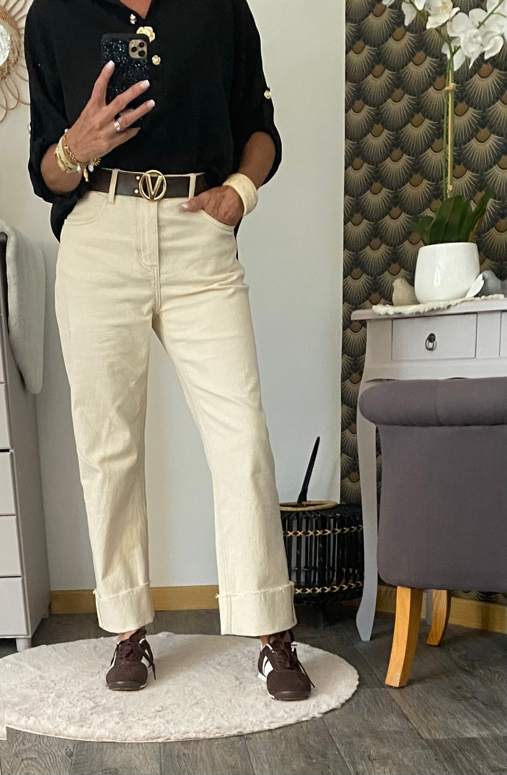 BLOUSE TENCEL ROSA TU 36/44 PETIT 46