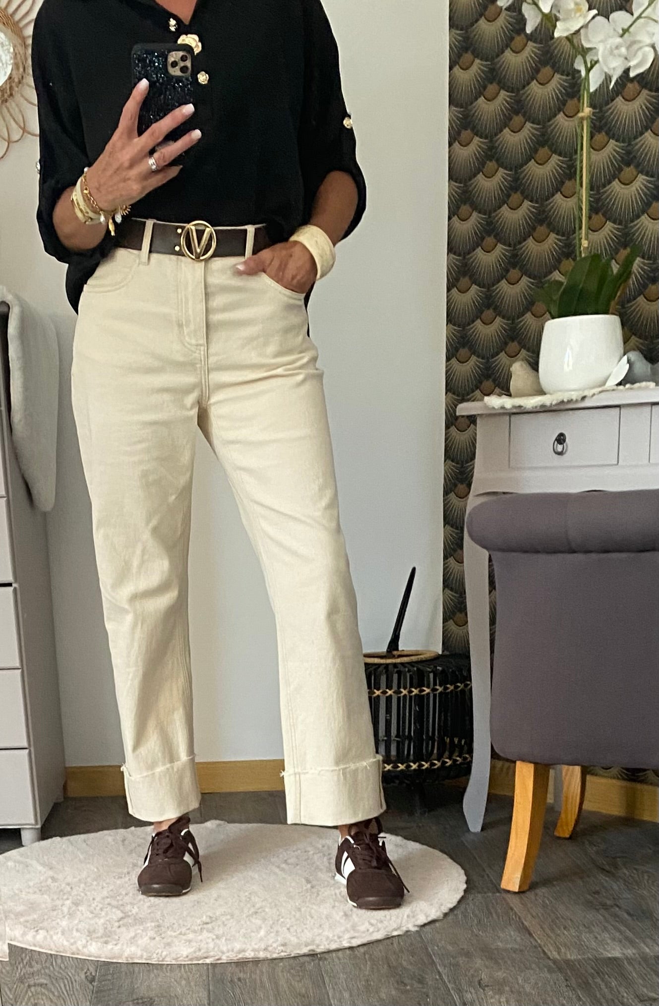 BLOUSE TENCEL ROSA TU 36/44 PETIT 46