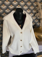 VESTE LAINAGE M&G   ECRU   TU 36/44
