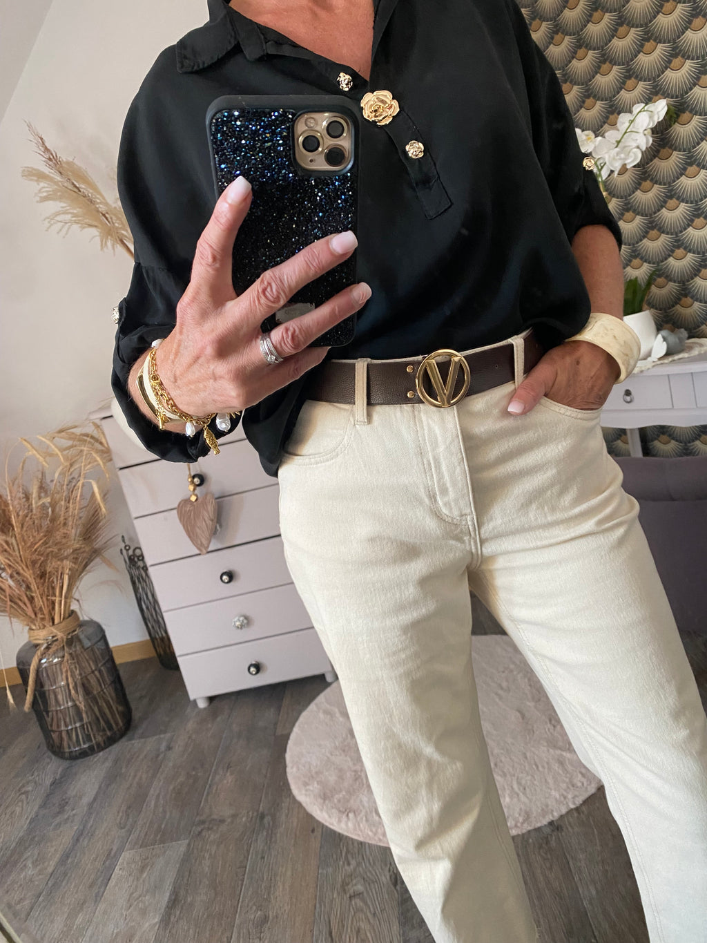 BLOUSE TENCEL ROSA TU 36/44 PETIT 46