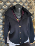 VESTE LAINAGE M&G noir tu 36/44