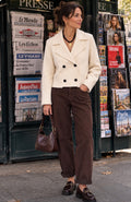 VESTE LAINAGE VALENTYNE ECRU  TU 36/42